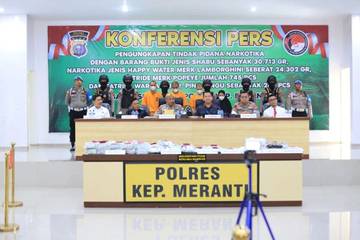 BNN Riau Apresiasi Pengungkapan Narkoba Terbesar di Meranti