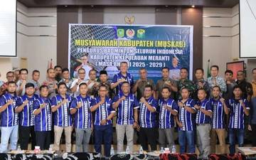 Muskab PBSI Meranti 2025 Tetapkan Ketua Baru