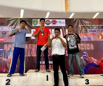 Mahasiswa IAIN Bengkalis Juara Open Tournament Kickboxing Dumai 