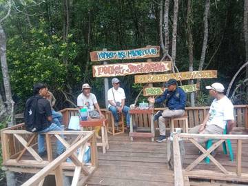 Abdul Hamid Tinjau Mangrove Paghet Seghaghah Bengkalis