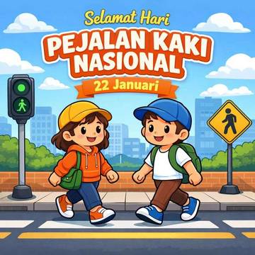 Tanggal 22 Januari, Momen Menghormati Hak Pejalan Kaki