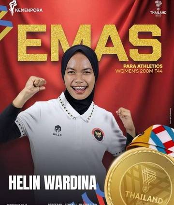Mahasiswi ISNJ Bengkalis Raih Emas ASEAN Para Games
