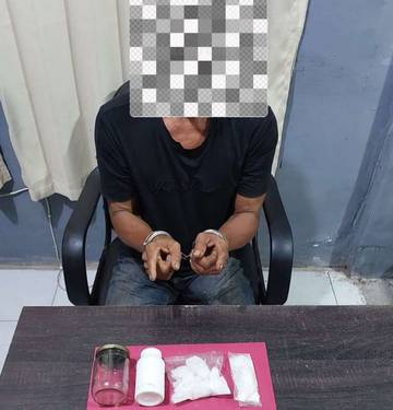 Polres Bengkalis Ungkap Pelaku TP Sabu 141 Gram
