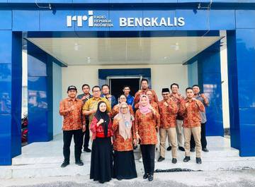 Sri Mawarti Resmi Jabat Koordinator RRI SP Bengkalis
