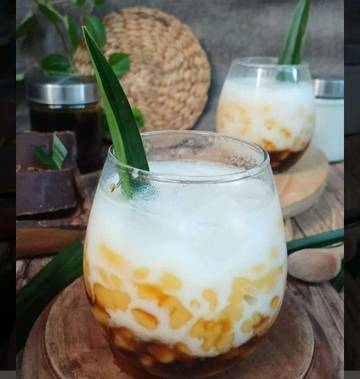 Es Cendol Labu Kuning Segar