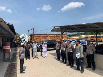 Satlantas Bengkalis Tertibkan Balap Liar, Puluhan Kenderaan Diamankan