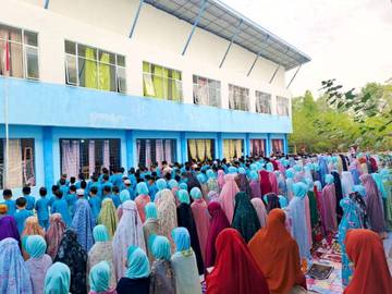 SDS IT IBU Harapan Bengkalis Gelar Salat Istisqo’ 