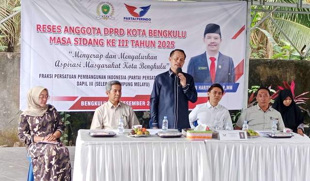 Reses Edi Haryanto, Warga Aspirasikan Jalan hingga Fasum