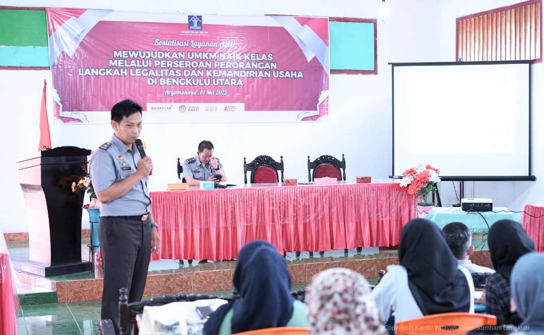 UMKM Bengkulu Utara Antusias Daftar Perseroan Perorangan