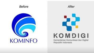 Rebranding Logo Kominfo ke Komdigi