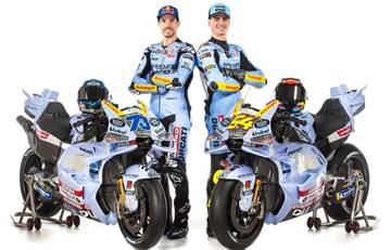 Gresini Racing Meluncur, Tampil Dengan Dominasi Warna Perak
