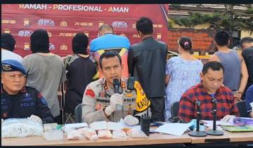 Polres Rejang Lebong Gerebek Bandar Narkoba dan Judi
