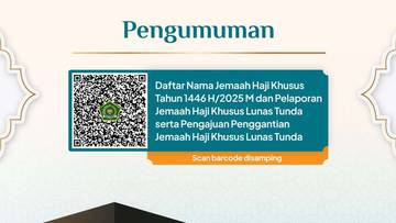 Kemenag Rilis Nama Jemaah Lunasi Biaya Haji Khusus