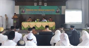 CJH Bengkulu Tengah Ikuti Manasik Haji