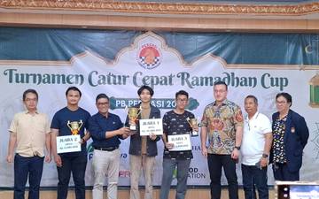 PB Percasi Gelar Turnamen Catur Cepat Ramadan Cup