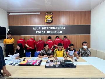 Sejumlah Bandar Narkoba di Rejang Lebong Ditangkap
