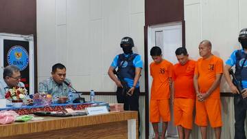 BNNP dan Brimob Bengkulu Tangkap 3 Bandar Narkoba