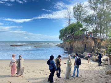 Pantai Sungai Suci, Menjadi Daya Tarik Wisatawan 