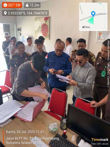 Kejati Bengkulu Sita Aset Tersangka Korupsi di Palembang