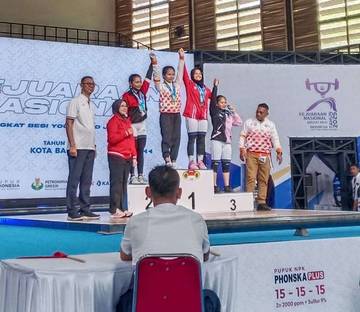 Kejurnas Angkat Besi, Bengkulu Rebut 4 Emas