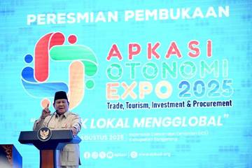 Presiden Prabowo Buka APKASI Otonomi Expo 2025
