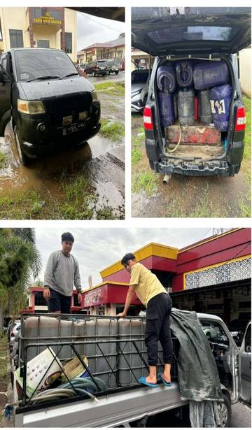 Polda Bengkulu Tangkap Pengoplos BBM Pertalite