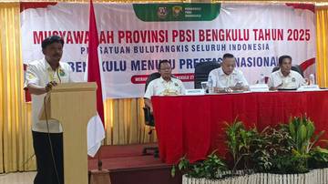 Terpilih Lagi, Suharto 6 Periode Pimpin PBSI Bengkulu