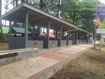 Bangunan Baru UMKM Pantai Panjang  Belum di Gunakan