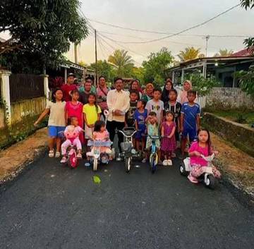 Warga Bahagia, Jalannya Mulus Berkat Walikota