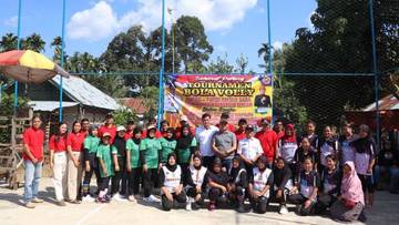 Wabup Buka Lomba Voli, Ciptakan Generasi Bidang Olahraga