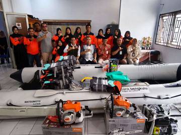 BPBD Kepahiang Terima CSR Bank Bengkulu