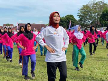 Dewi Coryati Ajak Pelajar Hidup Sehat Lewat SKJ