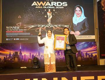 Destita Raih Penghargaan Best Women Leader-Asia Global Award
