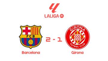 Gol Telat Araujo Bawa Barcelona Kalahkan Girona 2-1