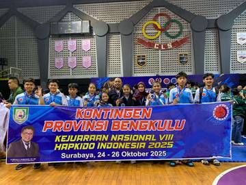 Kejurnas Hapkido Indonesia, Bengkulu Sabet 6 Medali