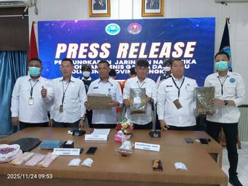 ‎BNNP Bengkulu Bongkar Jaringan Narkotika Sumbar–Bengkulu