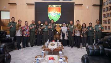 Kemenkeu Satu Lampung-Kodam XXI/Radin Inten Perkuat Kerja Sama