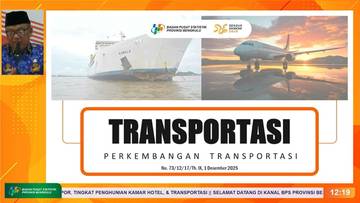 Oktober, Transportasi Laut Bengkulu Lesu