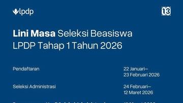 Catat Jadwal Lengkap Lini Masa Pendaftaran LPDP 2026