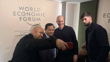 Presiden Prabowo Diskusi dengan Zinedine Zidane