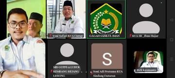 KUA Curup Timur Ikuti Sosialisasi Penetapan Agen Perubahan