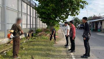 Ciptakan Kebersihan, Warga Binaan Diajak Serta Rawat Lingkungan 