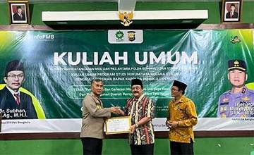 Kuliah Umum STIESNU Bengkulu, Tekankan Jaga Keamanan Daerah