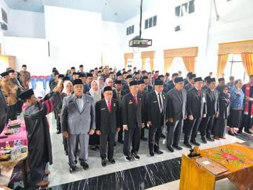 Bupati Kepahiang Lantik 98 Pejabat Eselon