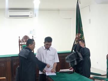 Mantan Bendahara Setwan BU Dituntut 6,5 Tahun Penjara 