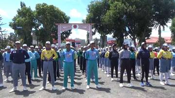 322 Paskibra Sekolah  Ikuti Latihan Gabungan