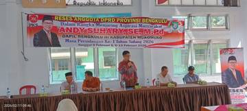 Reses Andy Suhary, Warga Soroti Jalan dan Buaya