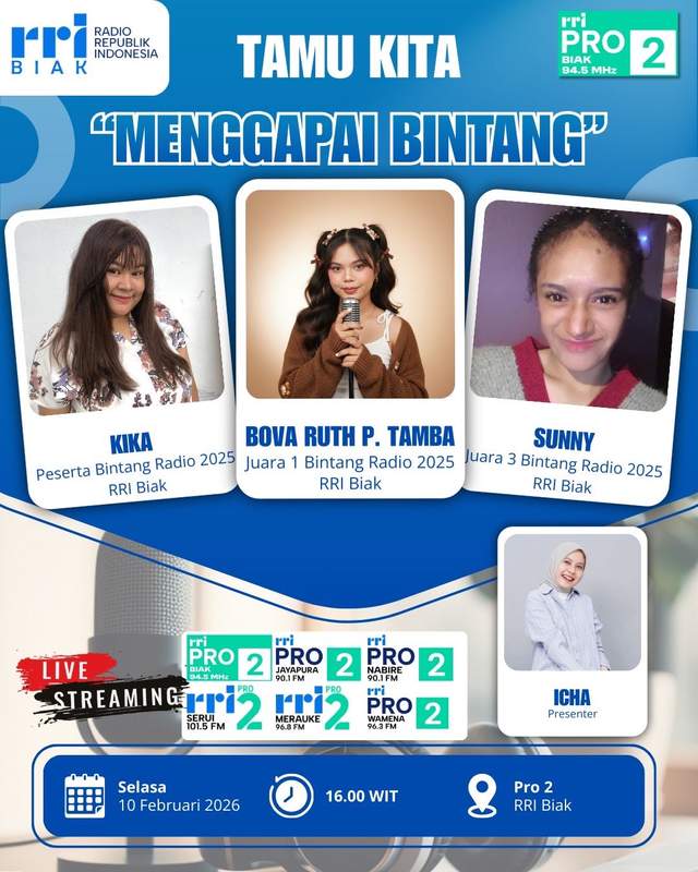 "Menggapai Bintang" Finalis Bintang Radio 2025
