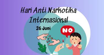 Hari Anti Narkotika Internasional diperingati setiap 26 Juni