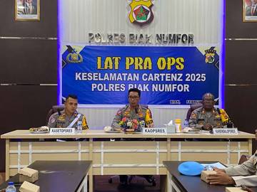 Polres Biak Numfor Siap Gelar Operasi Keselamatan Cartenz 2025